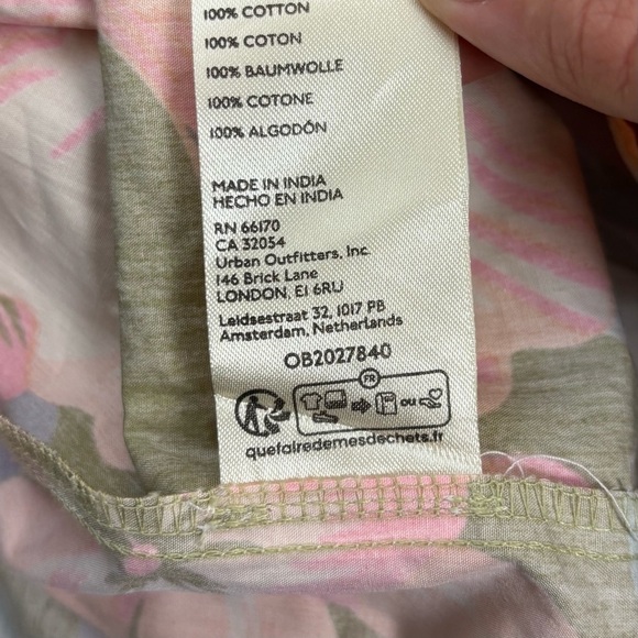 Free People Deserted Island Mini Dress Rainforest Combo Size M NWT Vacation - Picture 6 of 7